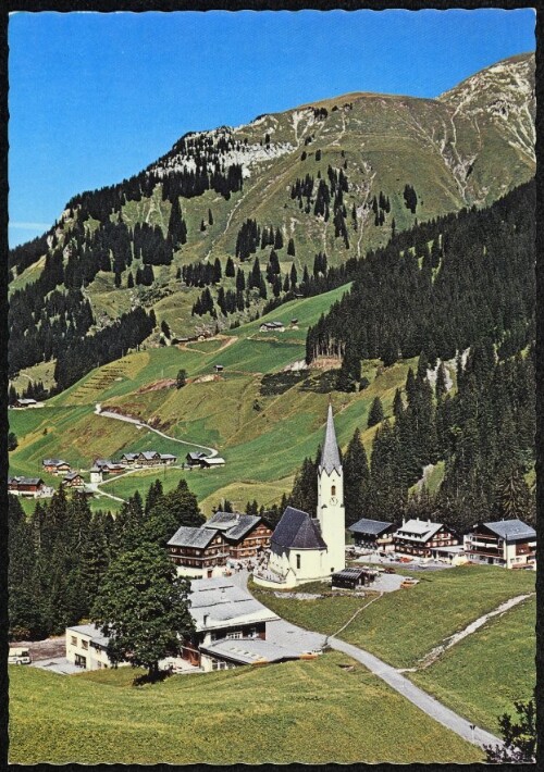 [Schröcken] : [Schröcken, 1265 m, im Bregenzerwald, gegen Heiterberg, 2153 m Vorarlberg - Austria ...]