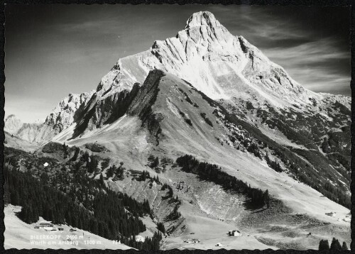 Biberkopf 2600 m Warth am Arlberg 1500 m