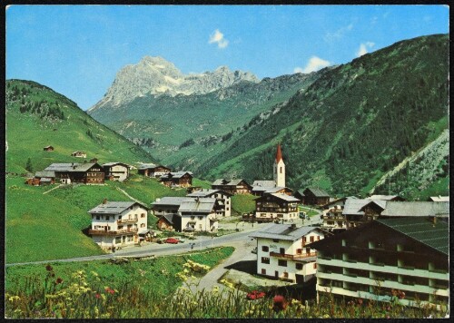 [Warth] : [Warth am Arlberg 1480 m gegen Widderstein 2536 m ...]