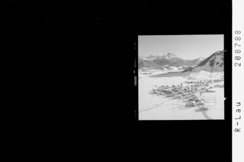 Tannheim, Tirol mit Gimpel 2176 m und Rote Flüh