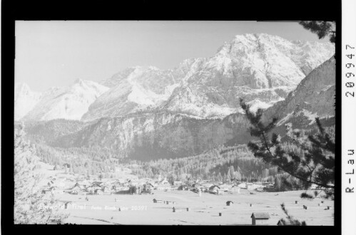 Ehrwald / Tirol : [Ehrwald gegen Mieminger Gebirge]