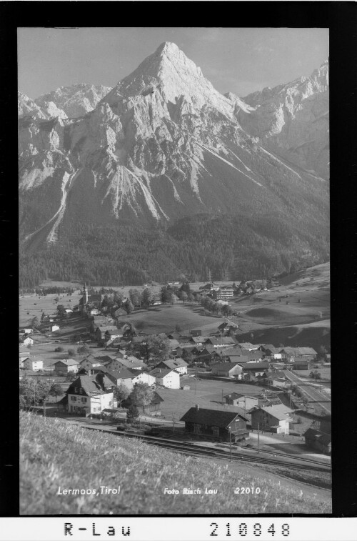 Lermoos, Tirol : [Lermoos gegen Sonnenspitze]