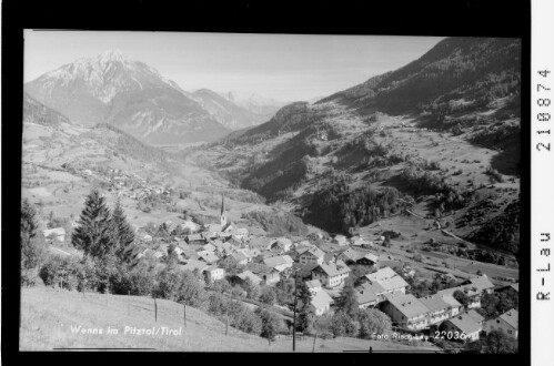 Wenns im Pitztal / Tirol : [Wenns gegen Tschirgant und Mieminger Gebirge]