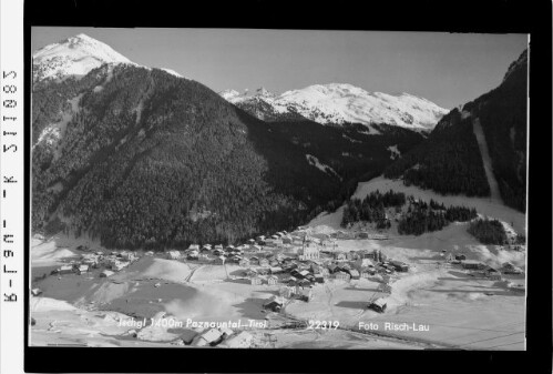 Ischgl 1400 m Paznauntal - Tirol : [Ischgl im Paznaun gegen Velillspitze und Partatscher Grat]