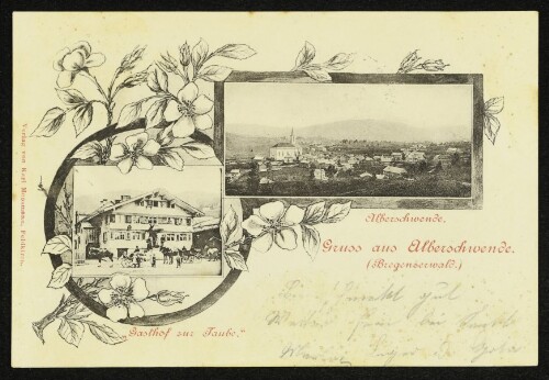 Gruss aus Alberschwende (Bregenzerwald) :  Gasthof zur Taube 