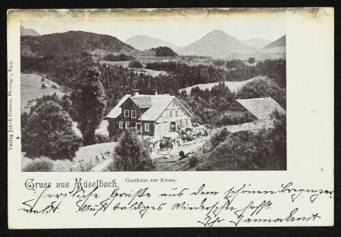 Gruss aus Müselbach : Gasthaus zur Krone
