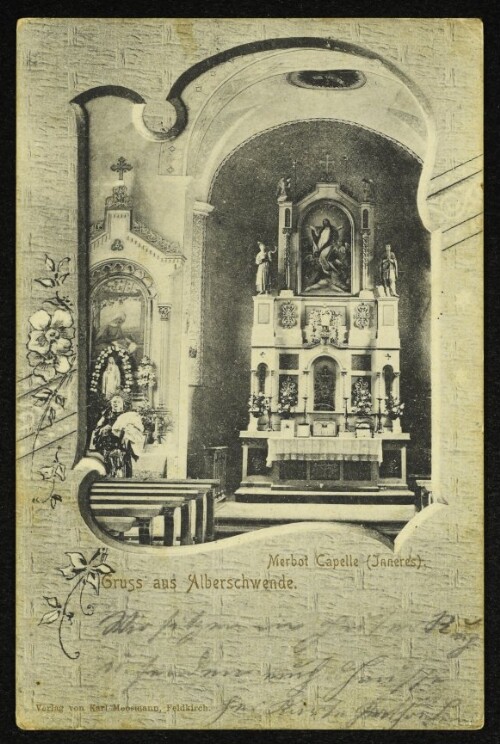 Gruss aus Alberschwende : Merbot Capelle (Inneres)