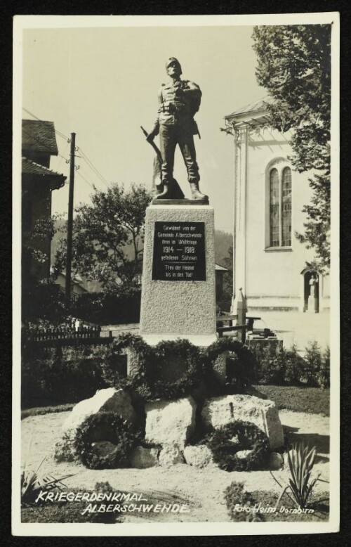 Kriegerdenkmal Alberschwende