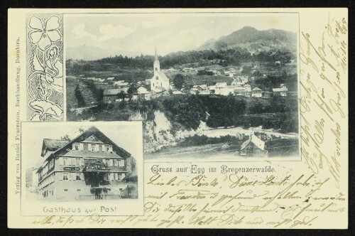 Gruss aus Egg im Bregenzerwalde : Gasthaus zur Post