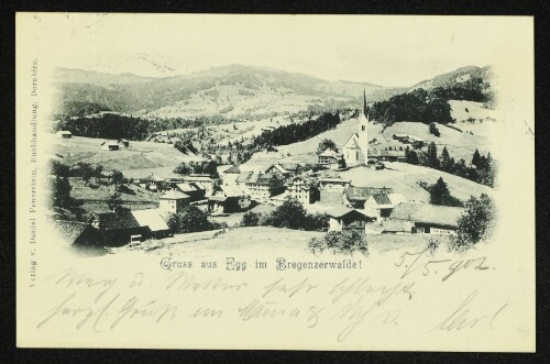 Gruss aus Egg im Bregenzerwalde!