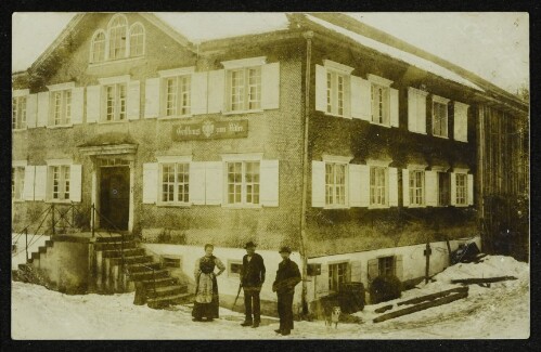 Gasthaus zum  Adler  in Grossdorf bei Egg im Bregenzerwald