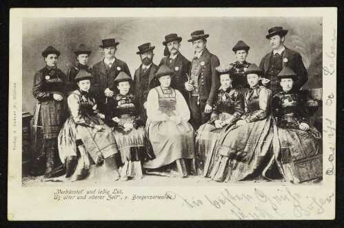  Verhürotet' und ledig Lüt, Us alter und nüerer Zeit  v. Bregenzerwalde