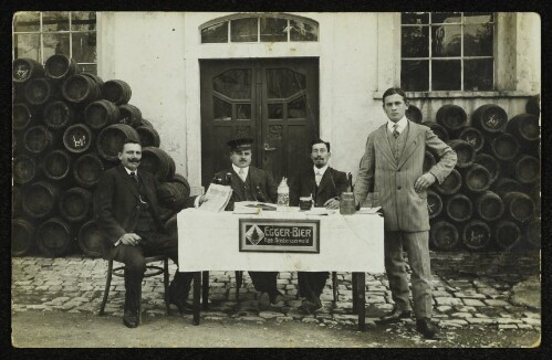 Mitarbeiter der Egger Brauerei