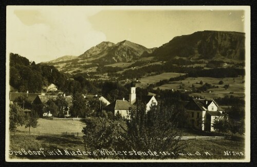 Großdorf mit Niedere, Winterstaude 1867 m. ü. d. M.