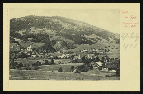 Gruss aus Egg im Bregenzerwald (von Ost)