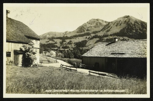 Gasthaus Rössle : Ittensberg m. Winterstaude