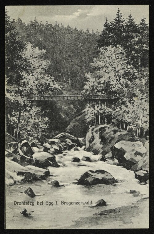 Drahtsteg bei Egg i. Bregenzerwald