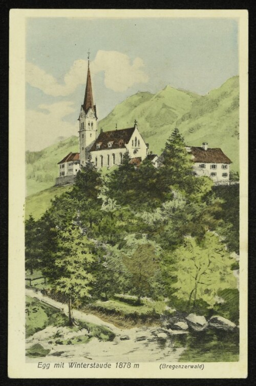 Egg mit Winterstaude 1878 m : (Bregenzerwald)