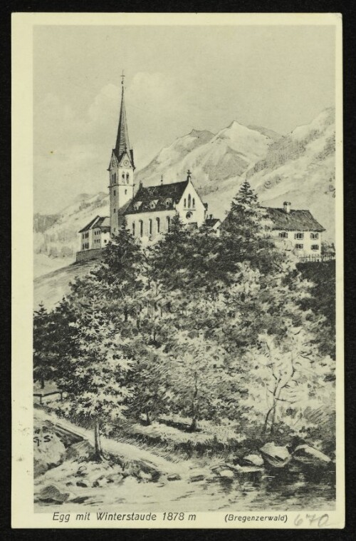 Egg mit Winterstaude 1878 m : (Bregenzerwald)