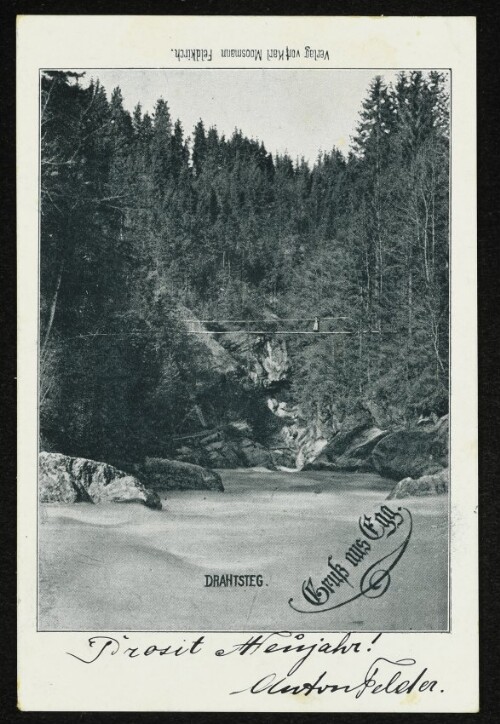 Gruß aus Egg : Drahtsteg