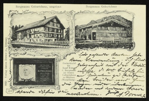 Bergmanns Geburtshaus, umgebaut : Bergmanns Geburtshaus