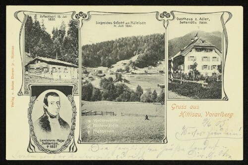 Gruss aus Hittisau, Vorarlberg : Landsturm-Major Sutterlüti gest. 1827