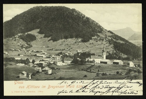 Gruss aus Hittisau im Bregenzer Walde 828 m