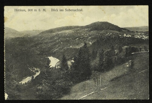 Hittisau, 800 m ü. M. : Blick ins Subersachtal