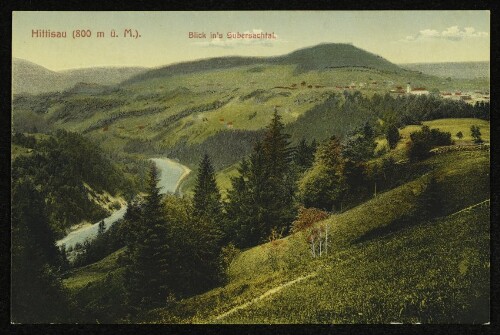 Hittisau (800 m ü. M.) : Blick in's Subersachtal