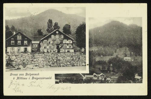 Gruss aus Bulgenach b Hittisau i. Bregenzerwald