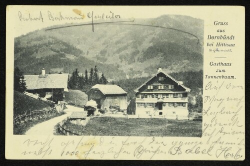 Gruss aus Dornbündt bei Hittisau : Bregenzerwald