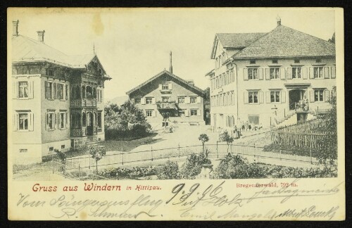 Gruss aus Windern in Hittisau : Bregenzerwald, 792 m