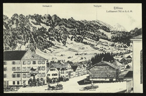 Hittisau : Luftkurort 792 m ü. d. M.