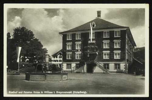 Gasthof und Pension Krone in Hittisau i. Bregenzerwald (Vorarlberg)