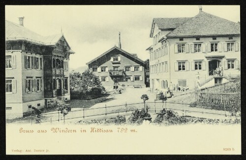 Gruss aus Windern in Hittisau 792 m