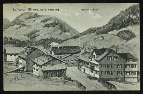 Luftkurort Hittisau : 792 m, Vorarlberg