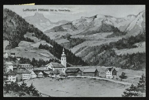Luftkurort Hittisau : 792m, Vorarlberg