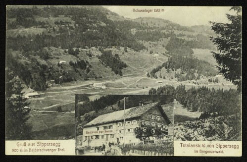 Gruß aus Sippersegg : 900 m im Balderschwenger Tal
