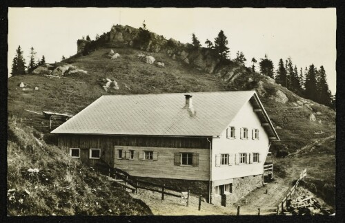 Grüsse vom Alpengasthaus Hoch-Häderich 1565 m ob Hittisau, Vorarlberg