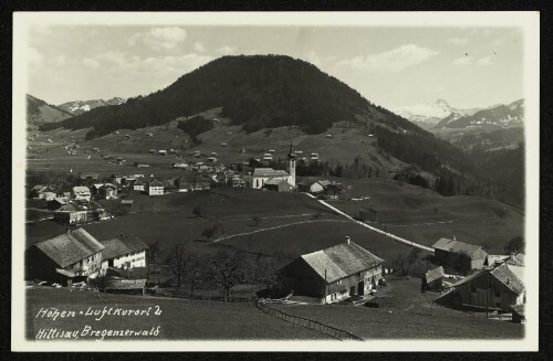 Höhen-Luftkurort : Hittisau, Bregenzerwald