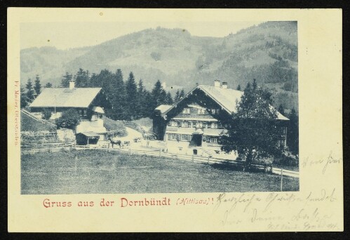 Gruss aus der Dornbündt (Hittisau)!
