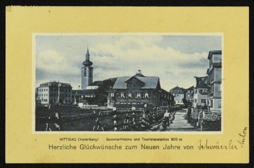 Hittisau (Vorarlberg) : Sommerfrische und Touristenstation 800 m