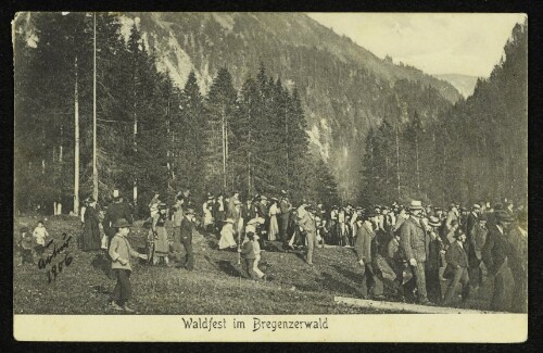 Waldfest im Bregenzerwald