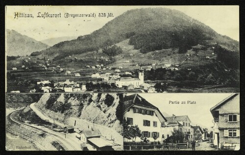 Hittisau, Luftkurort (Bregenzerwald) 828 Mt. : Bahnhof