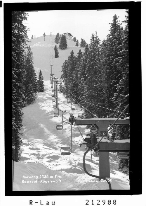 Berwang 1336 m Tirol - Rastkopf-Kögele Lift