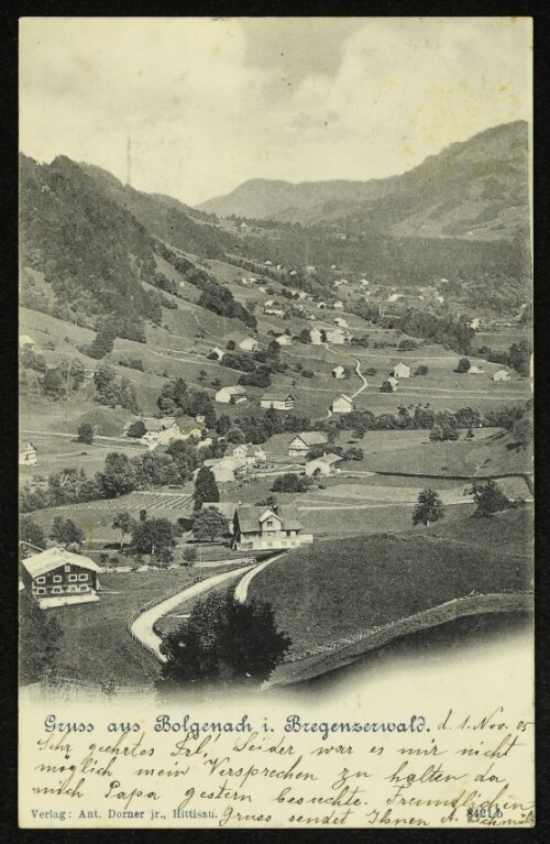 Gruss aus Bolgenach i. Bregenzerwald