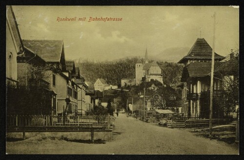 Rankweil mit Bahnhofstrasse