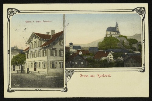 Gruss aus Rankweil : Gasth. z. hohen Freschen