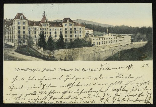 Wohltätigkeits-Anstalt Valduna bei Rankweil