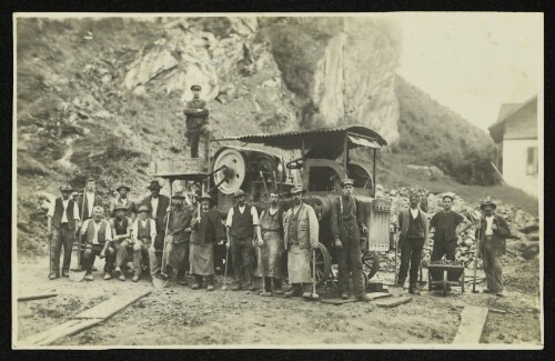 [Rankweil, fahrbarer Steinbrecher des Willibald Speckle]